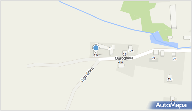 Ogrodnica, Ogrodnica, 23A, mapa Ogrodnica