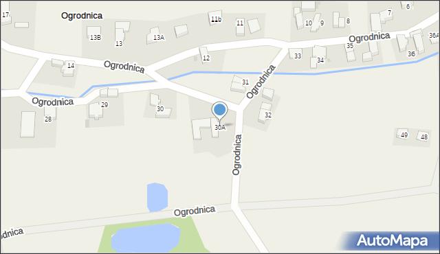 Ogrodnica, Ogrodnica, 30A, mapa Ogrodnica