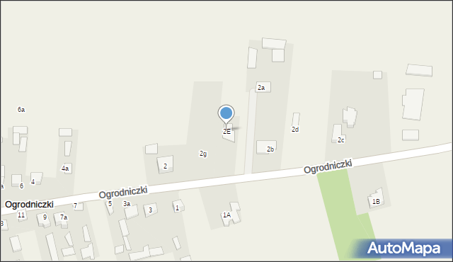 Ogrodniczki, Ogrodniczki, 2E, mapa Ogrodniczki