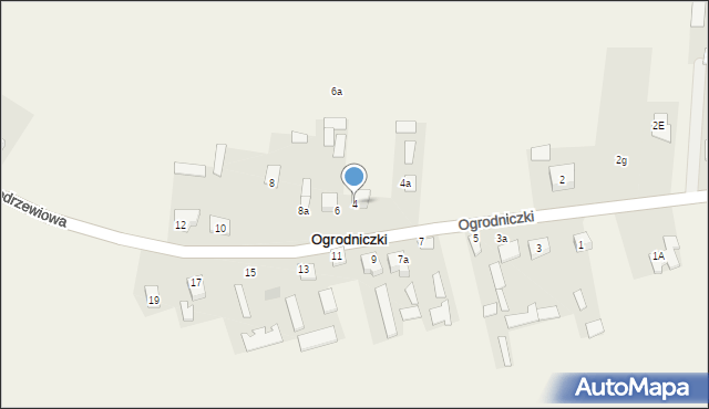 Ogrodniczki, Ogrodniczki, 4, mapa Ogrodniczki