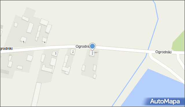 Ogrodniki, Ogrodniki, 1, mapa Ogrodniki