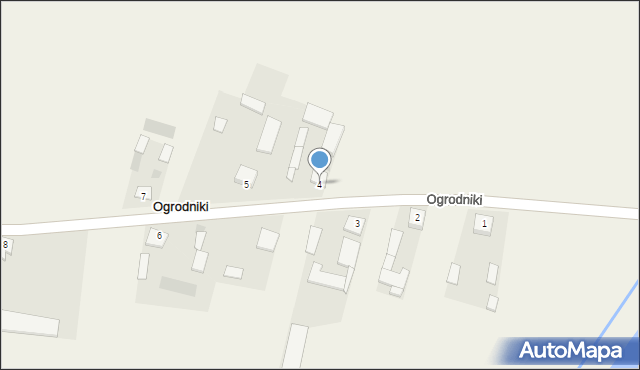 Ogrodniki, Ogrodniki, 4, mapa Ogrodniki