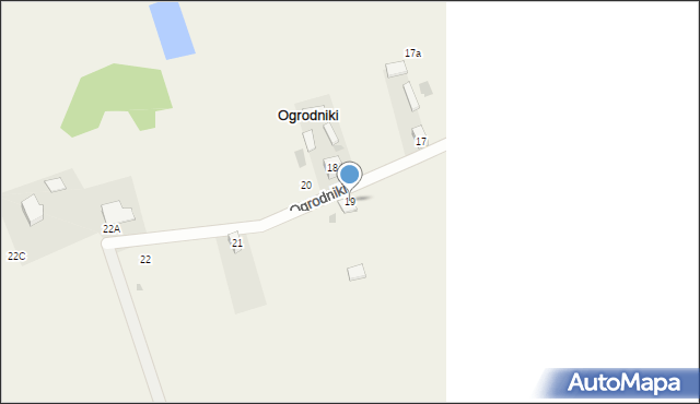 Ogrodniki, Ogrodniki, 19, mapa Ogrodniki