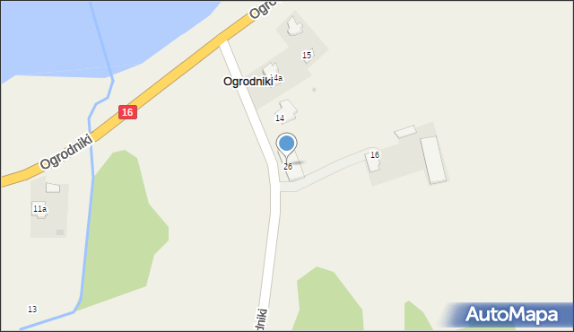 Ogrodniki, Ogrodniki, 26, mapa Ogrodniki