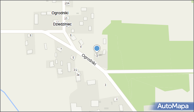 Ogrodniki, Ogrodniki, 2, mapa Ogrodniki