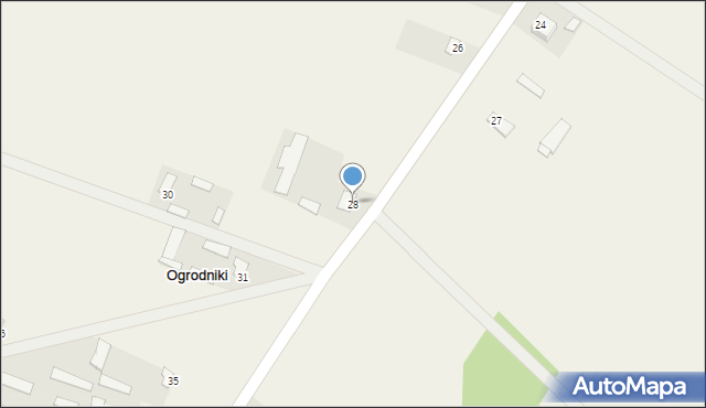 Ogrodniki, Ogrodniki, 28, mapa Ogrodniki