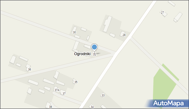 Ogrodniki, Ogrodniki, 31, mapa Ogrodniki