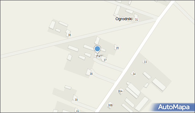 Ogrodniki, Ogrodniki, 37A, mapa Ogrodniki