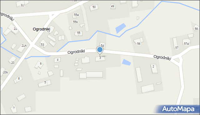 Ogrodniki, Ogrodniki, 3, mapa Ogrodniki