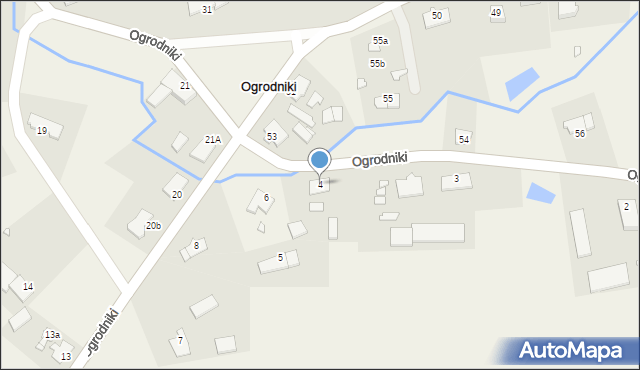 Ogrodniki, Ogrodniki, 4, mapa Ogrodniki