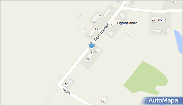 Ogrodzieniec, Ogrodzieniec, 5, mapa Ogrodzieniec