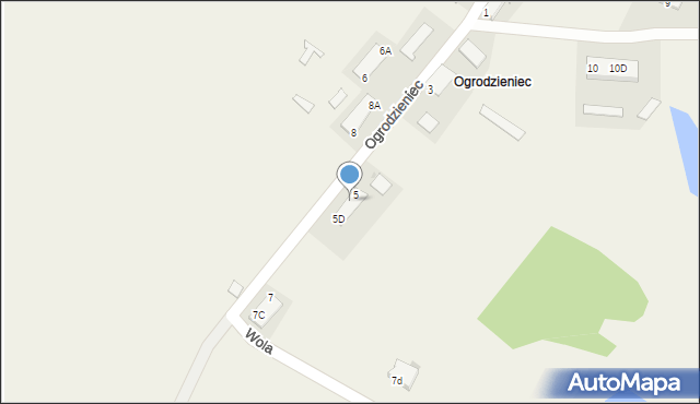 Ogrodzieniec, Ogrodzieniec, 5B, mapa Ogrodzieniec