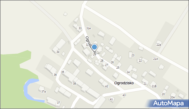 Ogrodzisko, Ogrodzisko, 29, mapa Ogrodzisko