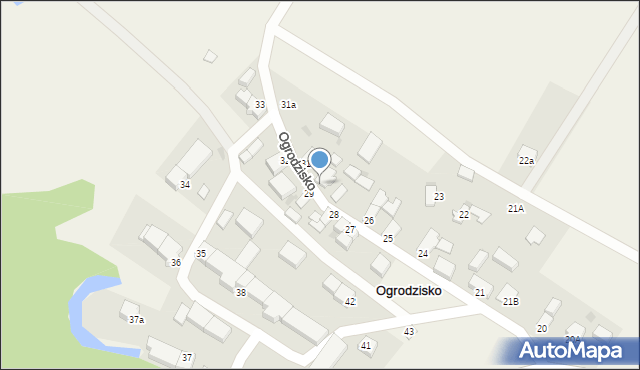 Ogrodzisko, Ogrodzisko, 30, mapa Ogrodzisko