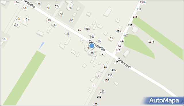 Ogrodzisko, Ogrodzisko, 5a, mapa Ogrodzisko