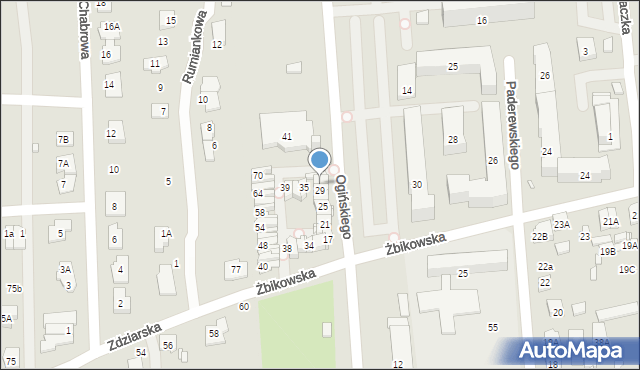 Piastów, Ogińskiego Michała Kleofasa, 31, mapa Piastów