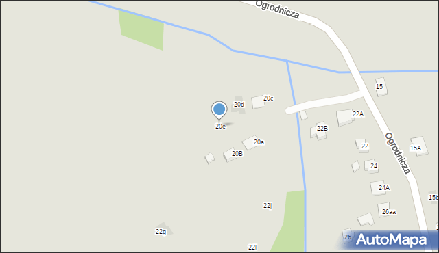 Ropczyce, Ogrodnicza, 20e, mapa Ropczyce