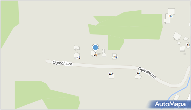 Ropczyce, Ogrodnicza, 40, mapa Ropczyce