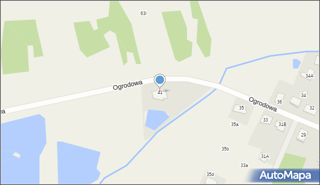 Ruda, Ogrodowa, 41, mapa Ruda