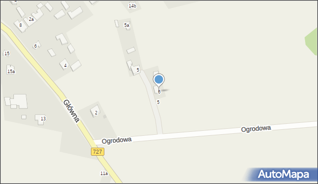 Ruszkowice, Ogrodowa, 6, mapa Ruszkowice