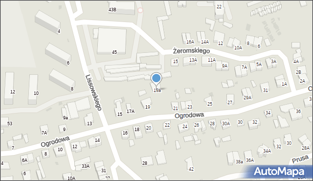 Rypin, Ogrodowa, 19a, mapa Rypin