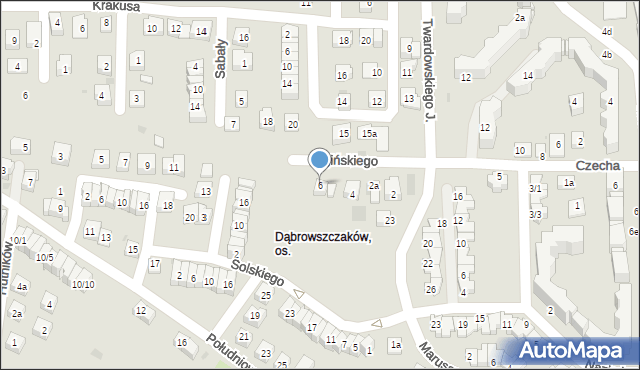 Rzeszów, Ogińskiego Michała Kleofasa, 6, mapa Rzeszów