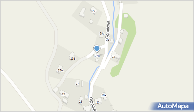 Siedlęcin, Ogrodowa, 27B, mapa Siedlęcin