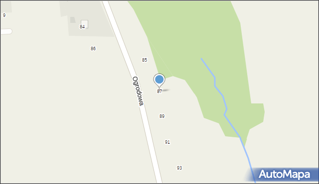 Siepraw, Ogrodowa, 87, mapa Siepraw