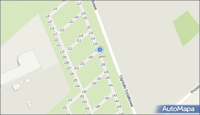 Sieradz, Ogródki Działkowe, 137, mapa Sieradz