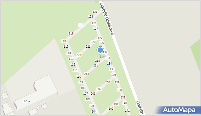 Sieradz, Ogródki Działkowe, 219, mapa Sieradz