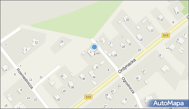 Skokówka, Ogrodnicza, 4, mapa Skokówka