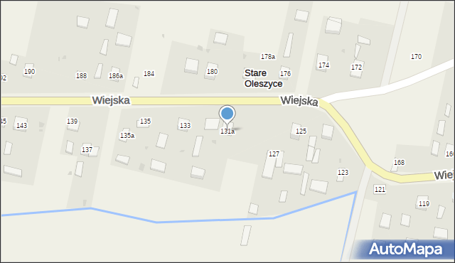 Stare Oleszyce, Ogrodowa, 131a, mapa Stare Oleszyce
