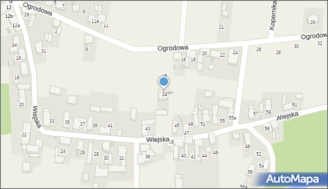 Steblów, Ogrodowa, 14, mapa Steblów