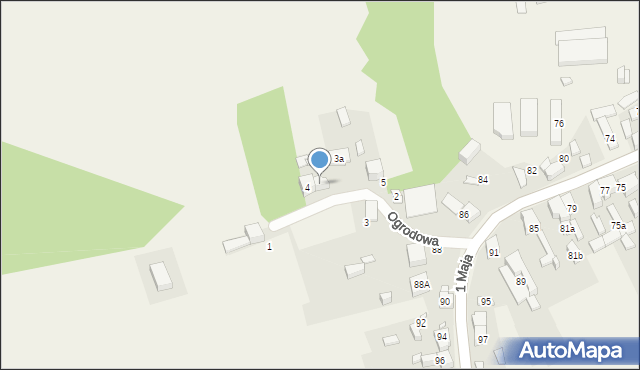 Strzyżowice, Ogrodowa, 2, mapa Strzyżowice