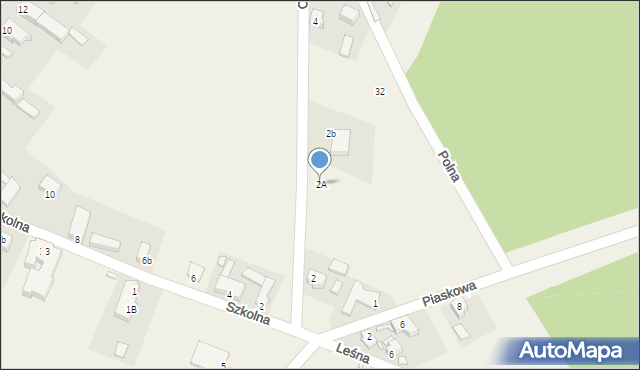 Szczawno, Ogrodowa, 2A, mapa Szczawno