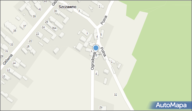 Szczawno, Ogrodowa, 6, mapa Szczawno