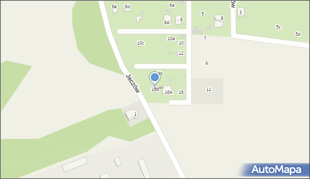 Szczyglice, Ogrodników, 16b, mapa Szczyglice