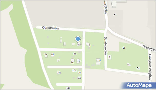 Szczyglice, Ogrodników, 4, mapa Szczyglice