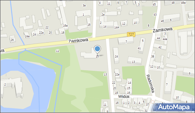 Szydłowiec, Ogrodowa, 15, mapa Szydłowiec