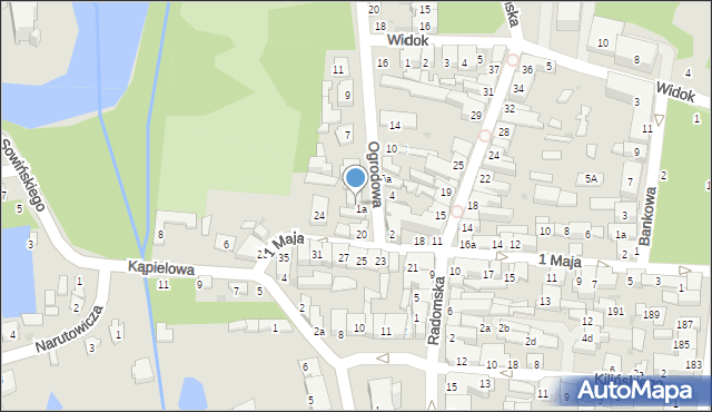 Szydłowiec, Ogrodowa, 3, mapa Szydłowiec