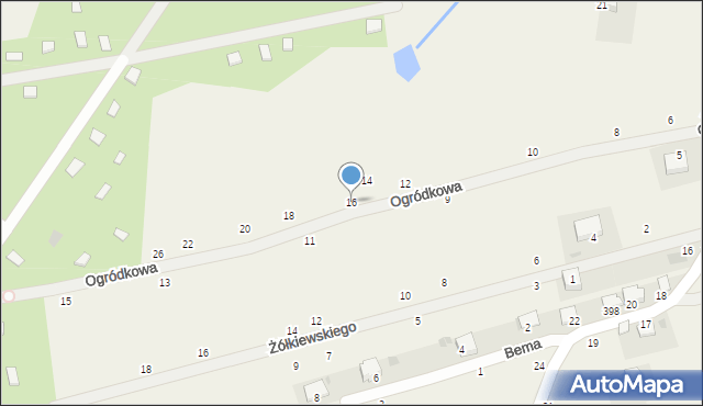 Tenczynek, Ogródkowa, 16, mapa Tenczynek