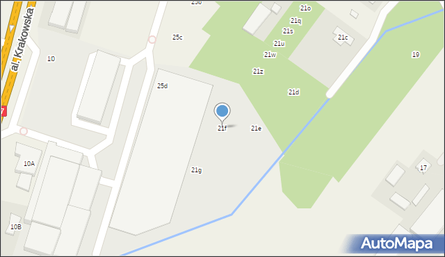 Wola Mrokowska, Ogrodowa, 21f, mapa Wola Mrokowska