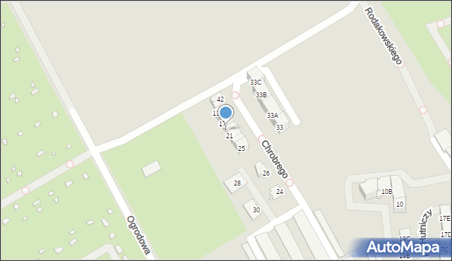 Zabrze, Ogrodowa, 19, mapa Zabrza