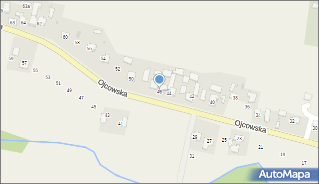 Iwanowice Włościańskie, Ojcowska, 46, mapa Iwanowice Włościańskie