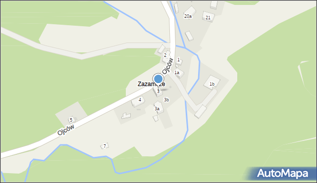 Ojców, Ojców, 3, mapa Ojców