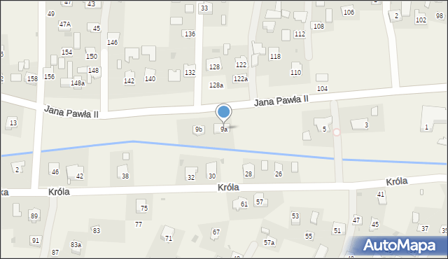 Żurawica, Ojca Świętego Jana Pawła II, 9a, mapa Żurawica