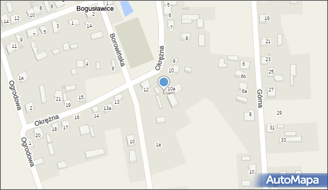 Bogusławice, Okrężna, 11, mapa Bogusławice