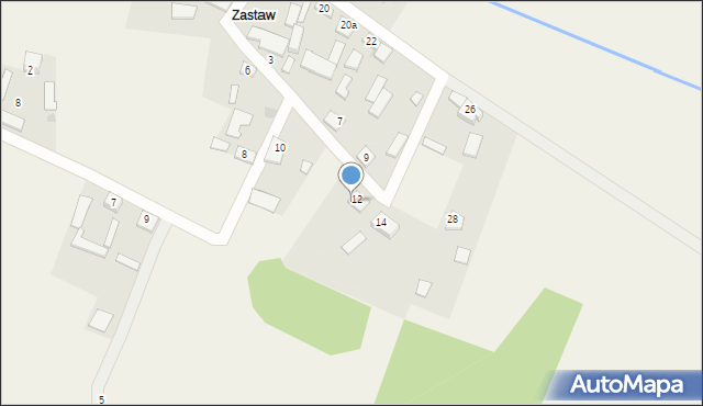 Czarnca, Okrężna, 16, mapa Czarnca