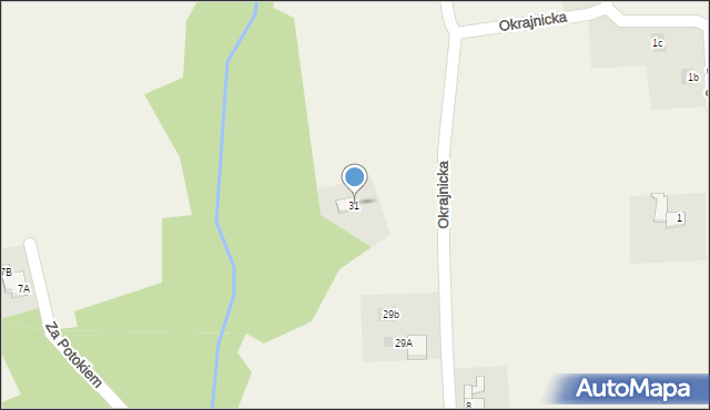 Gilowice, Okrajnicka, 31, mapa Gilowice