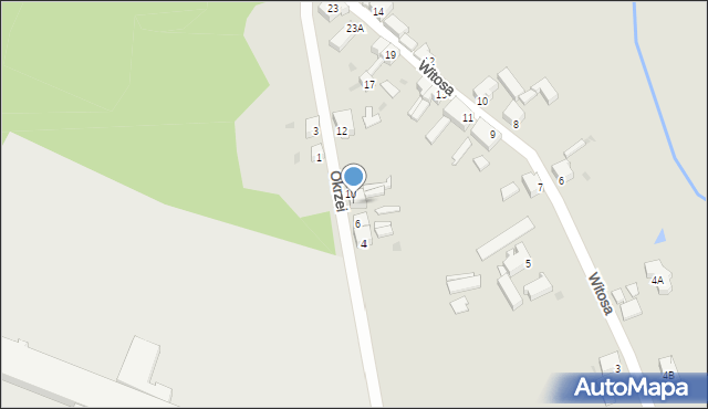 Gozdnica, Okrzei Stefana, 8, mapa Gozdnica